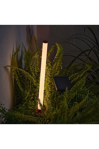 Led'li Güneş Enerjili Aydınlatma, Kırmızı, 45 Cm