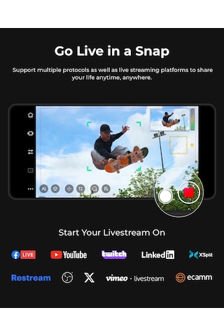 Tail Air Ndı Streaming Camera 4k, Aı Tracking Ptz Kamera, Akıllı Uygulamalı, Jest Kontrolü, Hdmı/usb-c/kablosuz Web