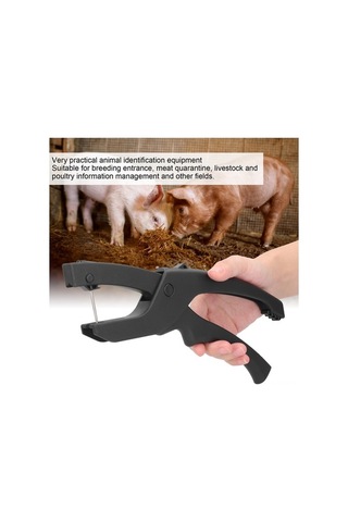 Tongxida Ergonomik Kulak Etiketi Aleti, Zıplayıcı Yaylı, Kolay Kullanım - Domuz, Koyun, Sığır İçin Dayanıklı Markalama Aracı
