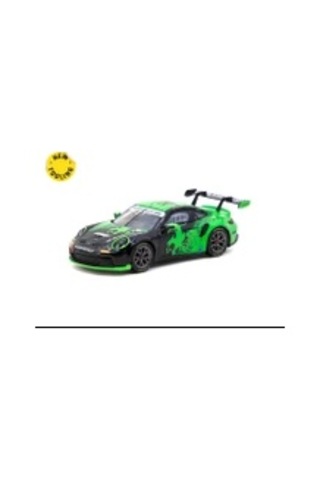 Tarmac Works Porsche 911 Gt3 Cup 992 Fire Monkey Motorsport 1/64 Model Araba