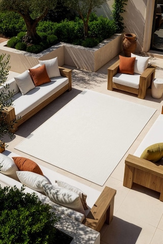 Saten Sisal Ss003w Beyaz Modern Sisal Halı Yumuşak Dokulu Kaymaz Taban Yıkanabilir Dayanıklı Kilim