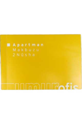 Umur Apartman Makbuzu 5,5x21 cm 40 Sayfa 2 Nüsha
