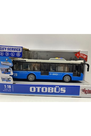 Oyuncak Otobüs Sesli Işıklı Kapılar Açılabilen Kaliteli Oyuncak Otobüs Okul Otobüsü Diğer