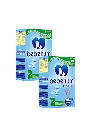 Bebehum 2 No Devam Sütü 6-9 Ay 800 Gr X 2 Adet