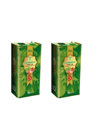 Fiskobirlik Fındık Yağı Teneke 2 x 5 L