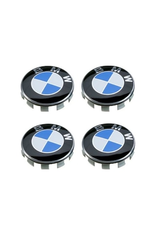 Bmw Armalı Mavi Jant Göbeği Seti 68Mm (4 Adet)