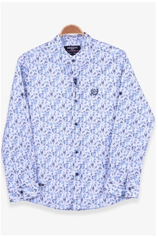 Erkek Çocuk Gömlek Çiçek Desenli Beyaz (8-14 Yaş) (546543190)