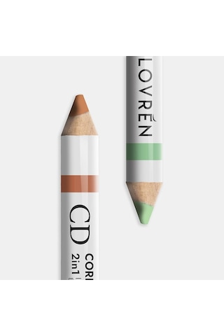 Lovren Cd 2in1 Yeşil Ve Kırmızı Kapatıcı Kalem 12