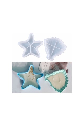 İstiridye Kase Epoksi Ve Beton Silikon Kalıp - Kod: 1004c