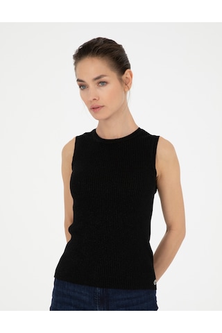 Pierre Cardin Kadın Siyah Kazak /triko 50288575-vr046 Siyah