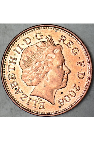 Birleşik Krallık 1 Penny 2006 Kraliçe Iı. Elizabeth-ingiltere.