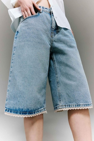 Defacto Normal Bel Jean Bermuda H1196ax26smnm39 Mavi-nm39