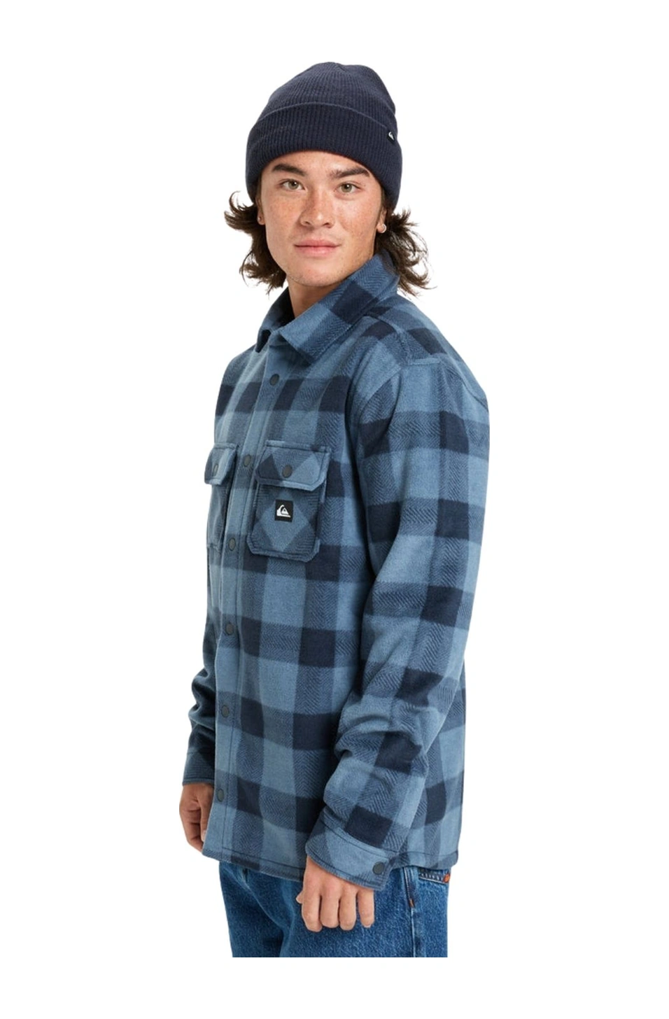 Quıksılver Quiksilver Bering Strait Check Shirt Erkek Polar Ceket 6454 Çok Renkli