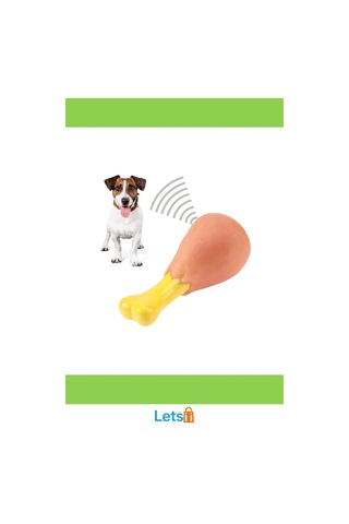 Sesli Vinil Köpekler İçin Eğlenceli Tavuk Butu Oyuncak