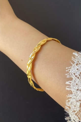 Zümrüt Sarraf 20 Gram 22 Ayar Altın Burma Yatırımlık Kadın Bilezi