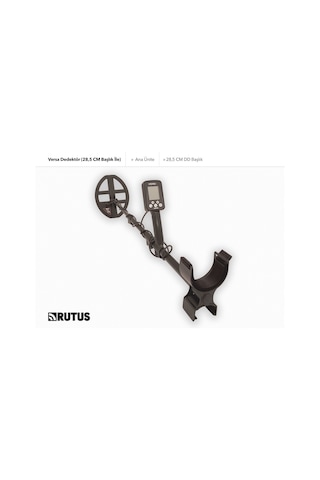 Rutus Versa Dedektör 28,5cm Dd Başlık İle