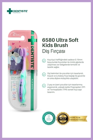 Kıds Toothbrush Mor- Yeşil