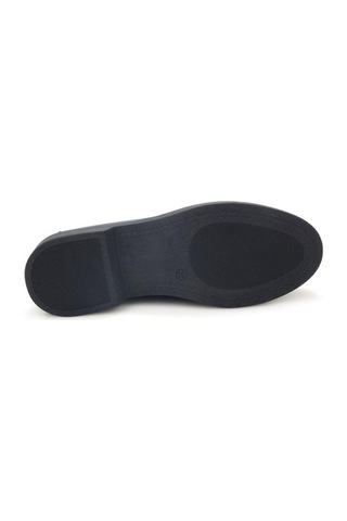 Pisagor Ps-029 Kadın Hakiki Deri Günlük Loafer Ayakkabı Sıyah