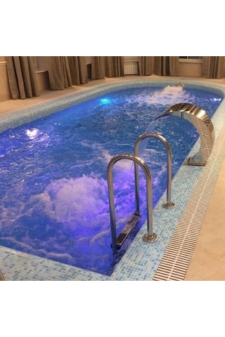 DEV PASLANMAZ 5 Basamak Muro Havuz Merdiven AISI 316 Kalite