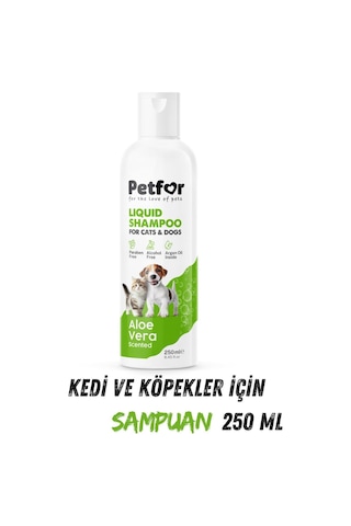 Kedi Ve Köpekler İçin Aloe Veralı Şampuan 250 Ml