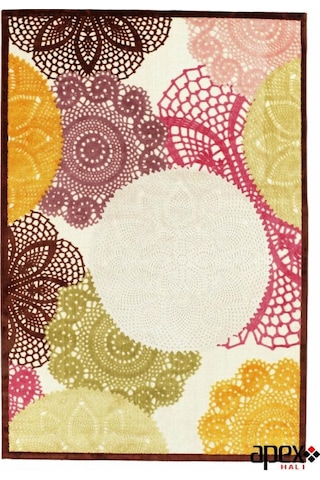 Yamalı Home Halı Spring 133X190 8181 Renkli