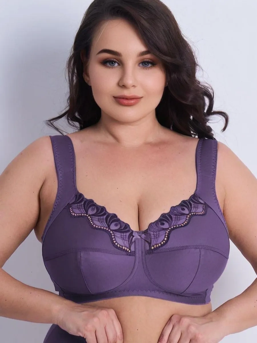 Lavandına Desteksiz Sütyen, Büyük Bedenler 449247245 Violet