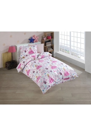 Almira Tek Kişilik Genç Pamuklu Nevresim Takımı Pamuk Prenses