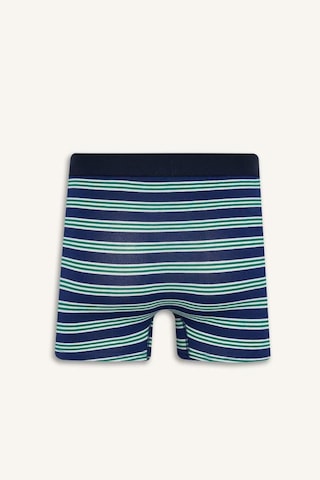 Defacto Regular Fit Çizgili 3lü Boxer E0123ax25aunv135 Lacivert
