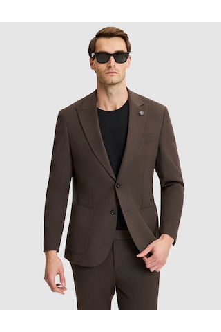 Pierre Cardin Kahverengi Slim Fit Ceket 50333428-vr029