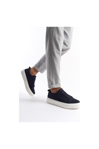 Mubiano Hakiki Deri Mbnbkm3-lcv Erkek Nubuk Lacivert Sneaker & Spor Ayakkabı Lacivert