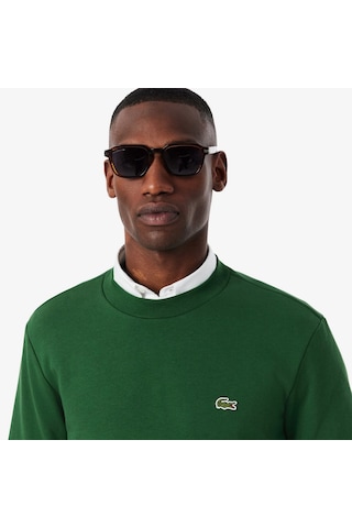 Lacoste Sh9608 Erkek Sweatshirt Yeşil