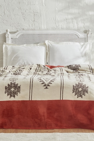 Karaca Home Raya Çift Kişilik Pamuk Battaniye Kremit 200.22.04.0212