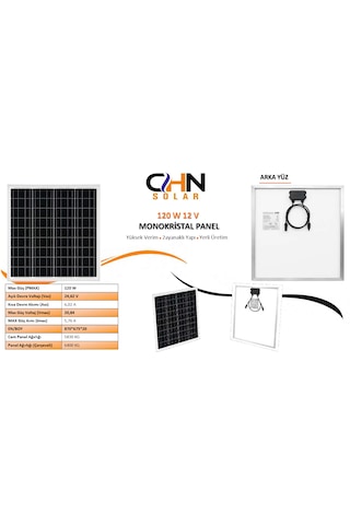 Chn120w-12v Güneş Paneli