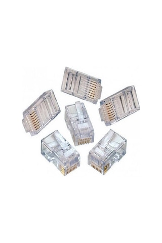 Speeduf 4220 Rj45 Jack Cat5e İnternet Kablo Konnektör Jak 100 Adet