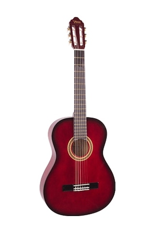 Valencia Vc104trds Klasik Gitar 4/4 Kırmızı Sunburst   Sap Çelikli