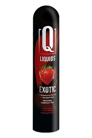 Q Liquids Excotic Çilek Aromalı Kayganlaştırıcı Jel 125 Ml