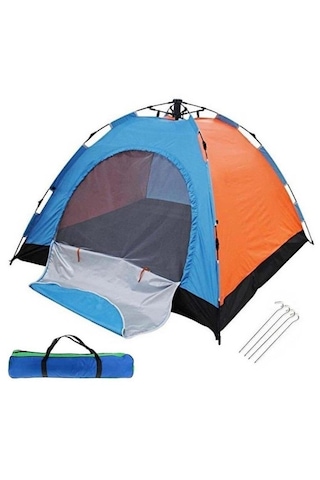 Kenpazar Otomatik Kurulumlu Kamp Çadırı 6 Kişilik 220x250x150 Cm Çok Renkli