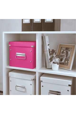 Leitz Wow C&s Kutu Küp Orta Boy Metalik Pembe 61090023 N11.20378