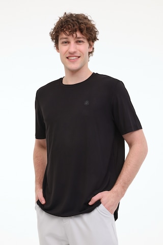 Lumberjack Ml Bambo 11bam01 5fx Siyah Erkek Kısa Kol T-shirt Siyah