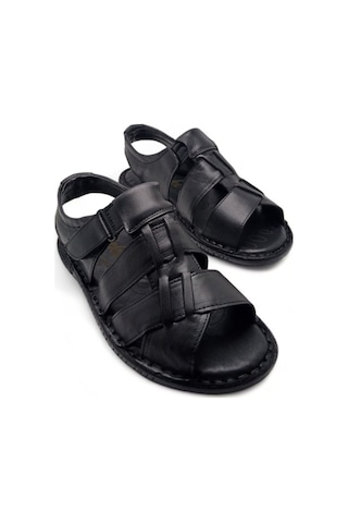 Magic Shoes Hakiki Deri Ortopedik Erkek Sandalet 001