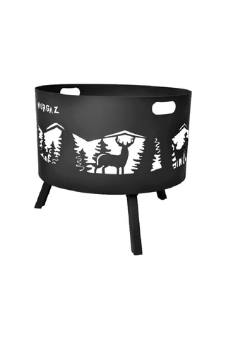 Orman Şöminesi Geyik Izgaralı