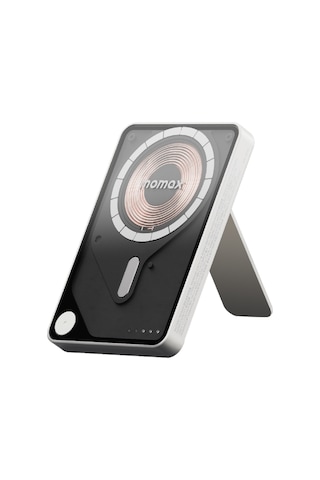 Momax IP131HKW Power X Pro+Magnetic Wireless 5000 mAh Standlı + USB-C Kablo Powerbank Beyaz