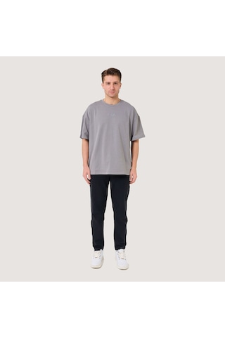 Gri Fila Erkek T-shirt Delgado Fam0564 Gri