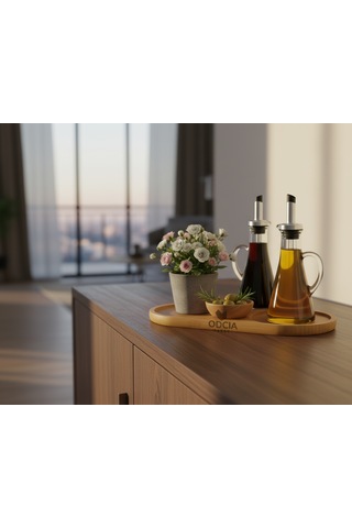 Bambu 2 Bölmeli Yağdanlık Altlığı, Saksılık Bambu