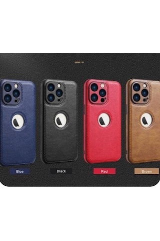 Apple Uyumlu iPhone 13 Pro Deri Kılıf