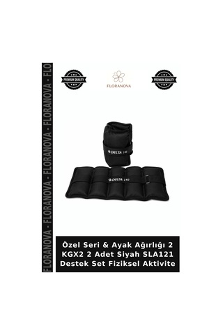 Delux Serisi Hobi Hazırlık Bireysel & Ayak Ağırlığı 2 Kgx2 2 Adet Siyah Sla121