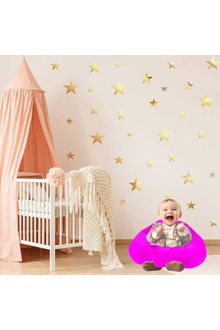 Bebek Destek Oturma Minderi Bebeyatmaz - Pembe
