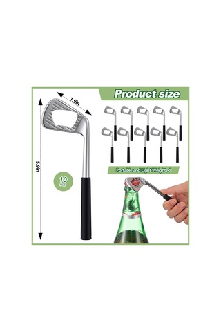 10 Adet Golf Sopa Şişe Açacağı Yenilikçi Bira Hediye Golf Bira Açacağı Diğer