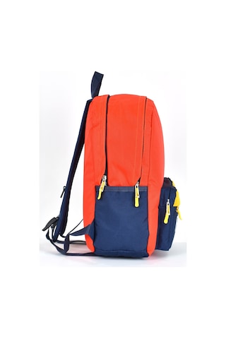 Fossil Unisex Çok Gözlü Günlük Seyahat Okul Sırt Çantası Turuncu 9504