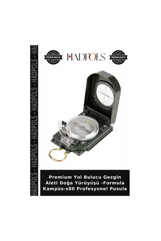 Premium Yol Bulucu Gezgin Aleti Doğa Yürüyüşü -formula Kampüs-s80 Profesyonel Pusula